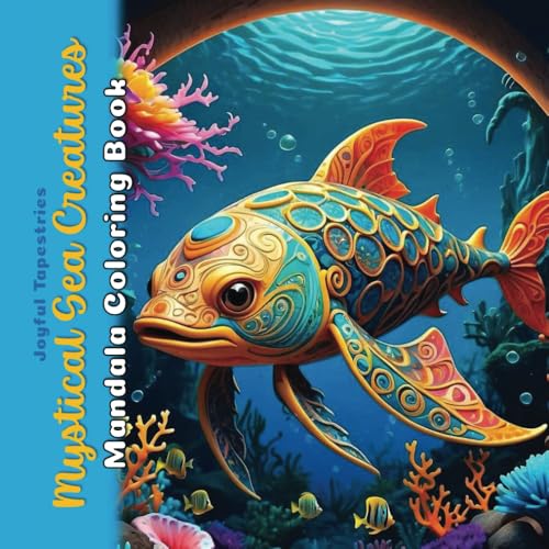Mystical Sea Creatures Mandala Coloring Book: Underwater Ocean Wonders for Adults (Joyful Tapestries)