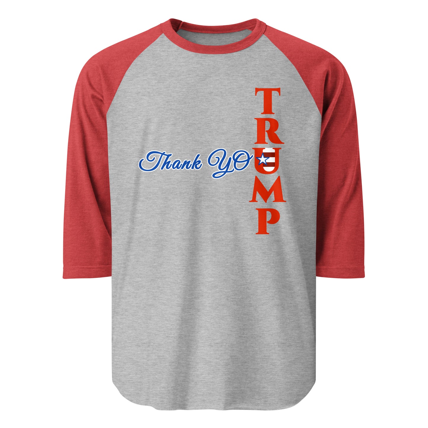 Thank You Trump 3/4 Sleeve Raglan T-shirt