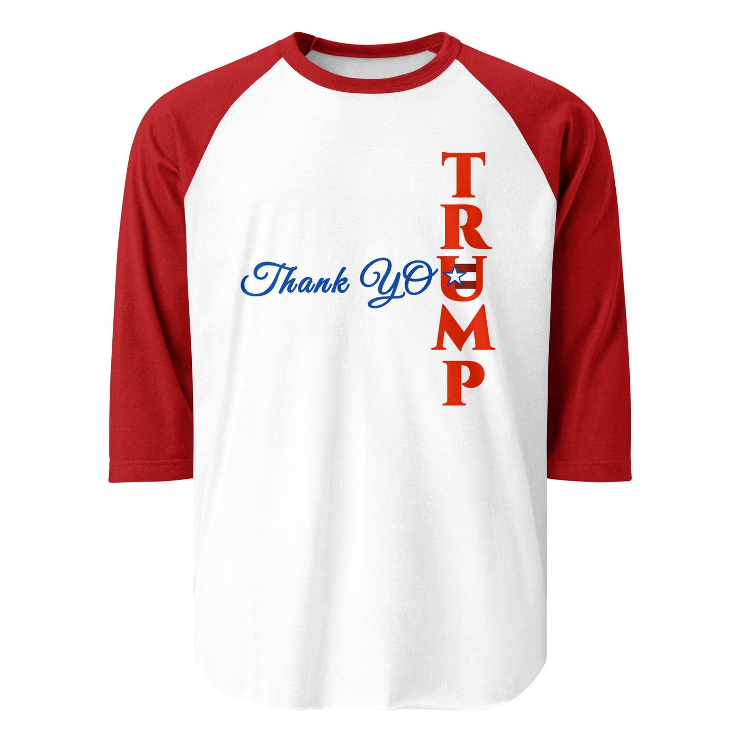 Thank You Trump 3/4 Sleeve Raglan T-shirt