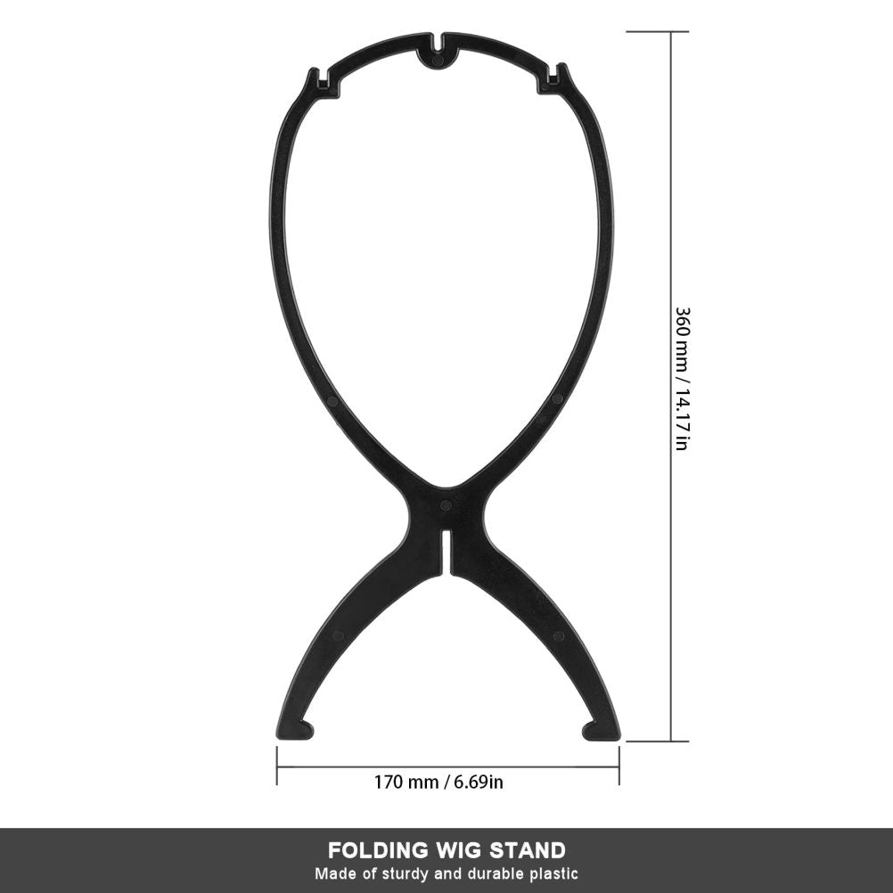 AC052 (Folding Wig & Hat Stand) - Wig Accessory