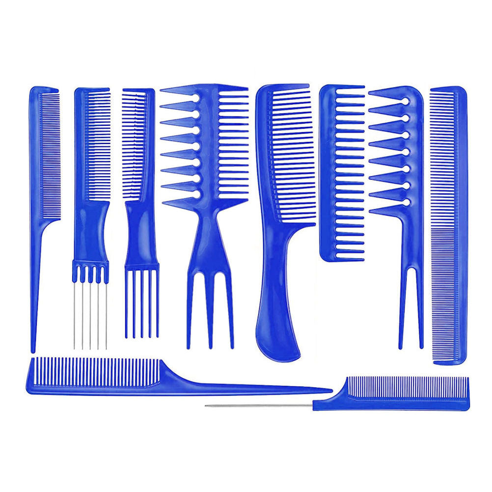 AC053 - 10-Hair Combs by Wig Aisle in color AC-BLUE