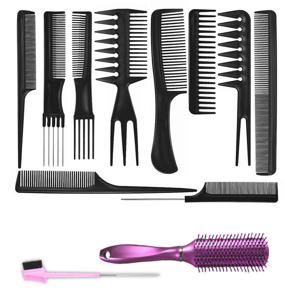AC053 - 10-Hair Combs by Wig Aisle in color AC-BLACK_PINK
