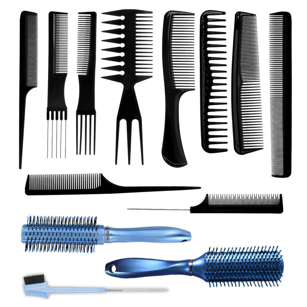 AC053 - 10-Hair Combs by Wig Aisle in color AC-BLACK_BLUE