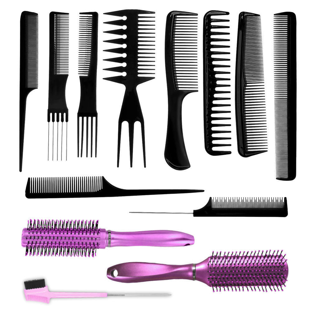 AC053 - 10-Hair Combs by Wig Aisle in color AC-BLACK_PINK