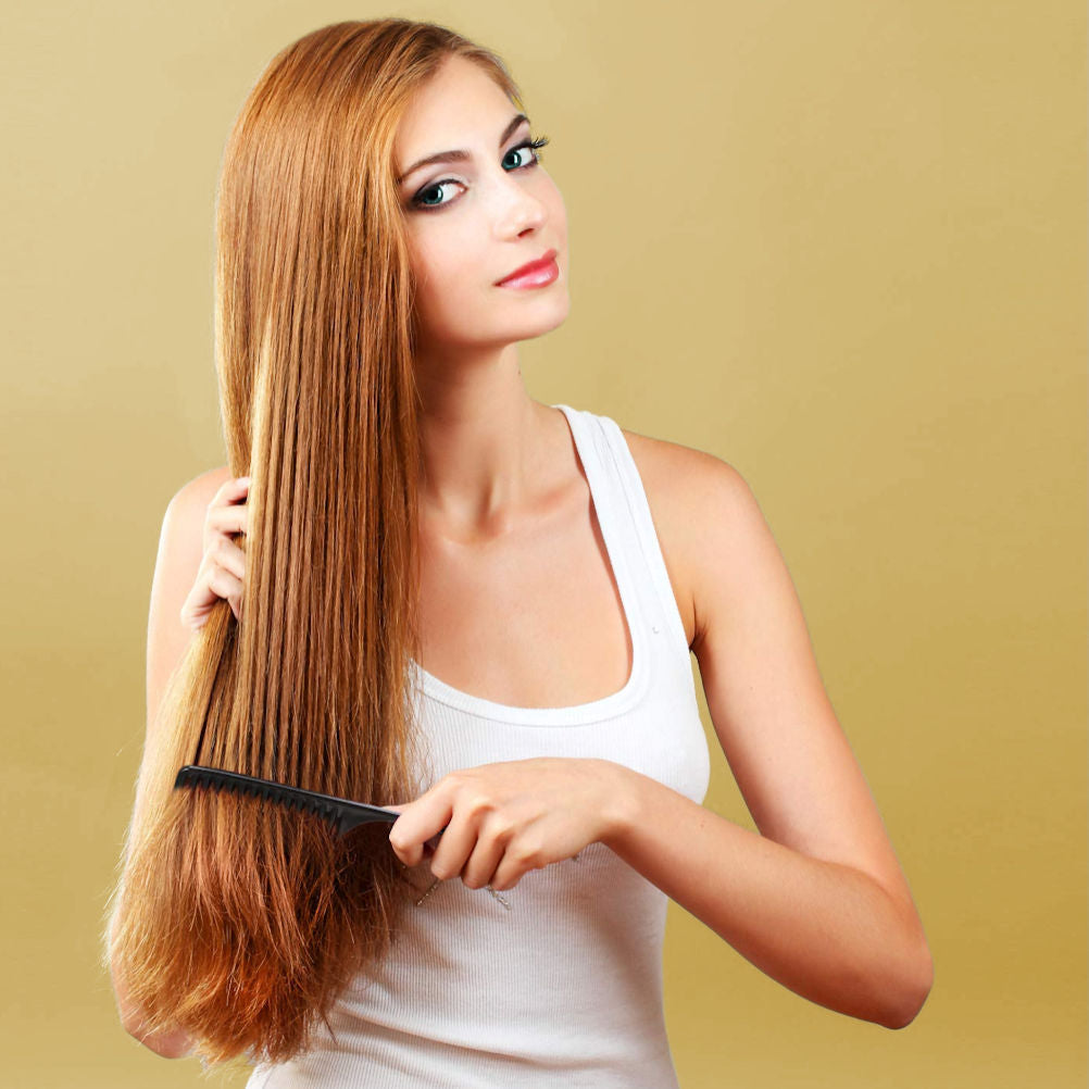 AC111 (Detangling Rat Tail Combs) - Wide And Fine Tooth, Anti Static Hair Care Accessory