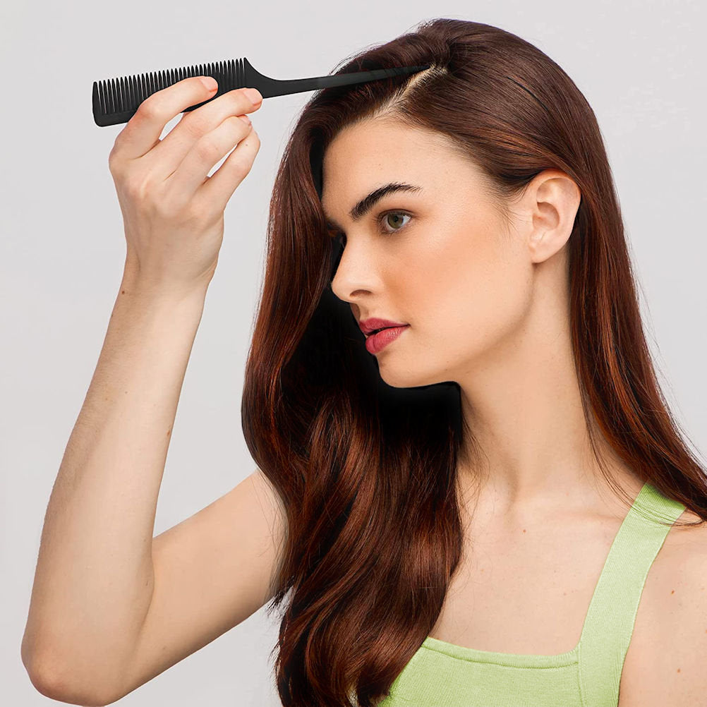 AC111 (Detangling Rat Tail Combs) - Wide And Fine Tooth, Anti Static Hair Care Accessory