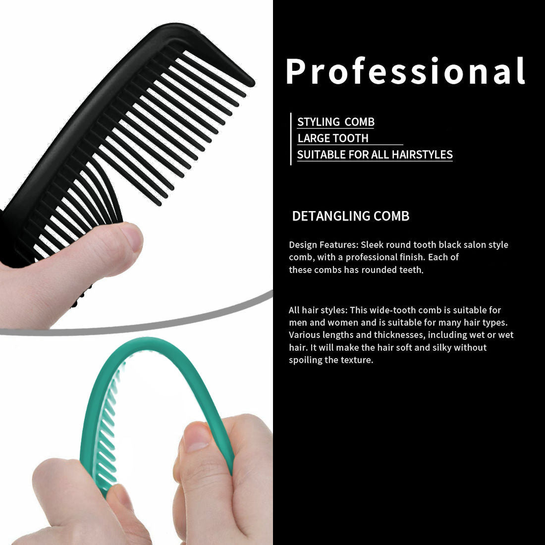 WK042 - 2 Wig Stands, 1 Comb, 1 Edge Brush, 1 Cushion Brush - Wig Accessory Bundle