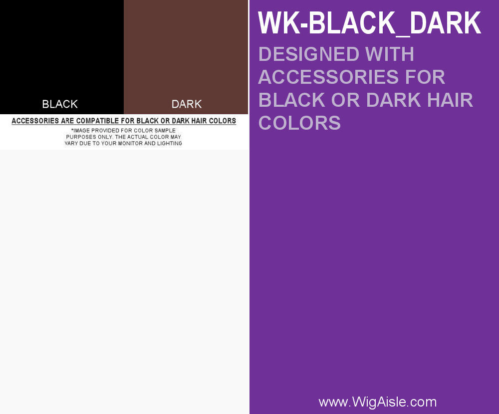 Wig Aisle (Wk041 - 2 Wig Grip, 4 Wig Caps, Combs, Bobby Pins) - Wig Accessory Bundle