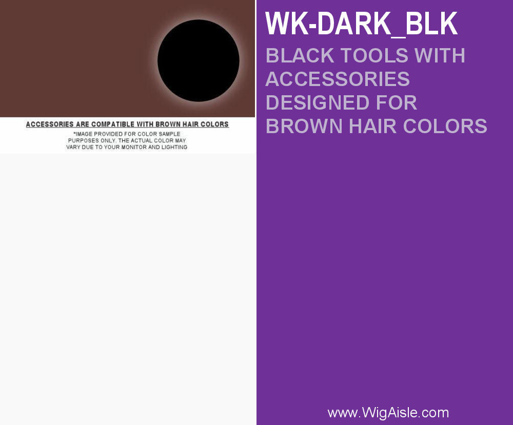 Wig Aisle (Wk043 - 2 Wig Stands, 8 Wig Caps) - Wig Accessory Bundle