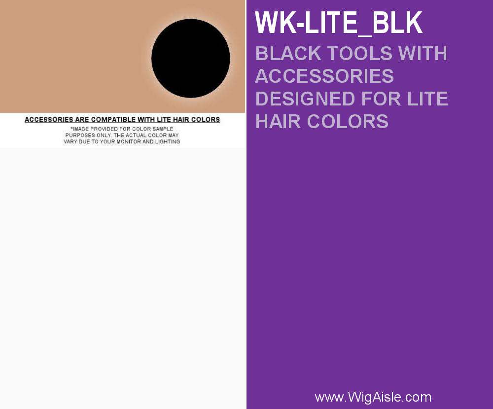 Wig Aisle (Wk043 - 2 Wig Stands, 8 Wig Caps) - Wig Accessory Bundle