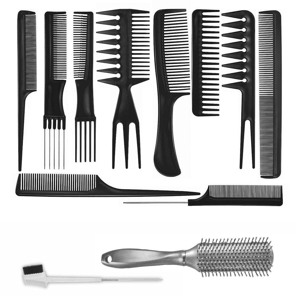 AC053 - 10-Hair Combs by Wig Aisle in color AC-BLACK_SILVER